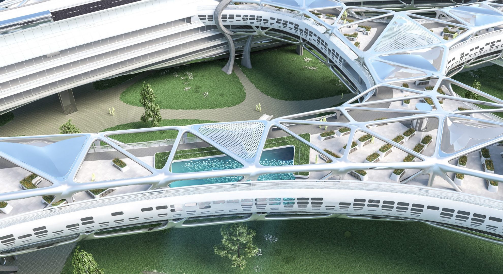 Synapsis - a city vision for Vienna: aquaponic and urban farming